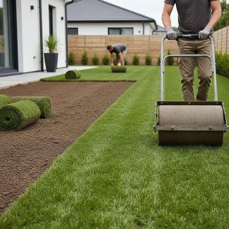 Entreprise de pose de gazon en rouleau : tarifs, critères et devis
