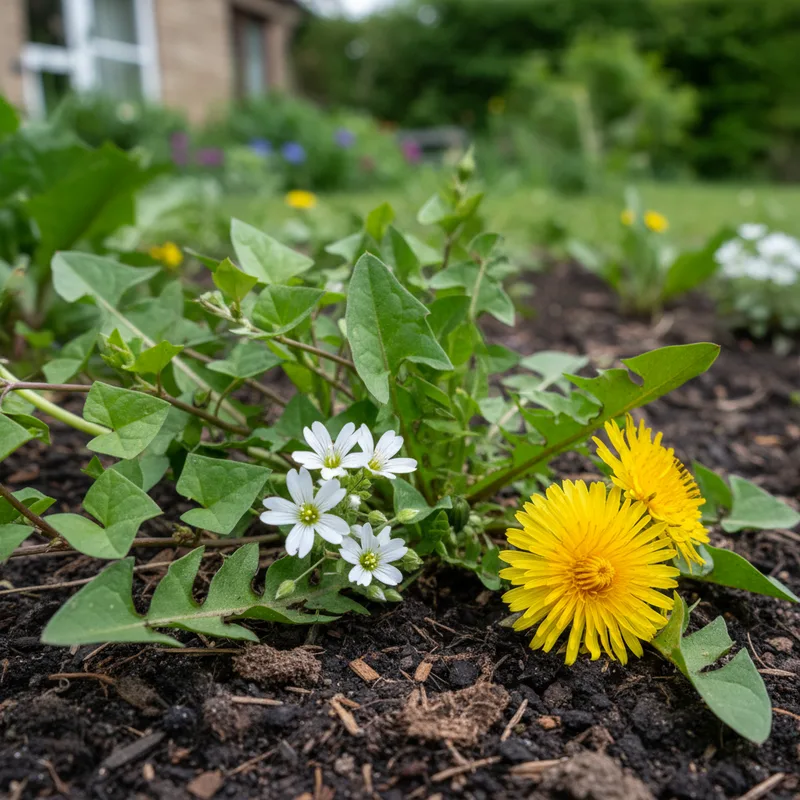 Liste des mauvaises herbes avec photo : identifier 15 espèces du jardin