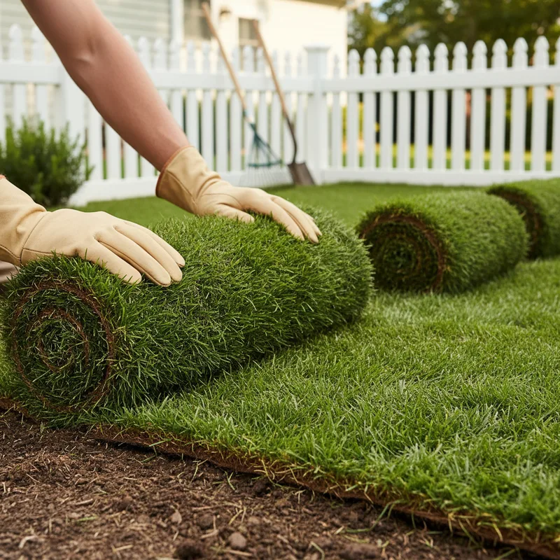 Rouleaux de gazon naturel : comment choisir, acheter et poser