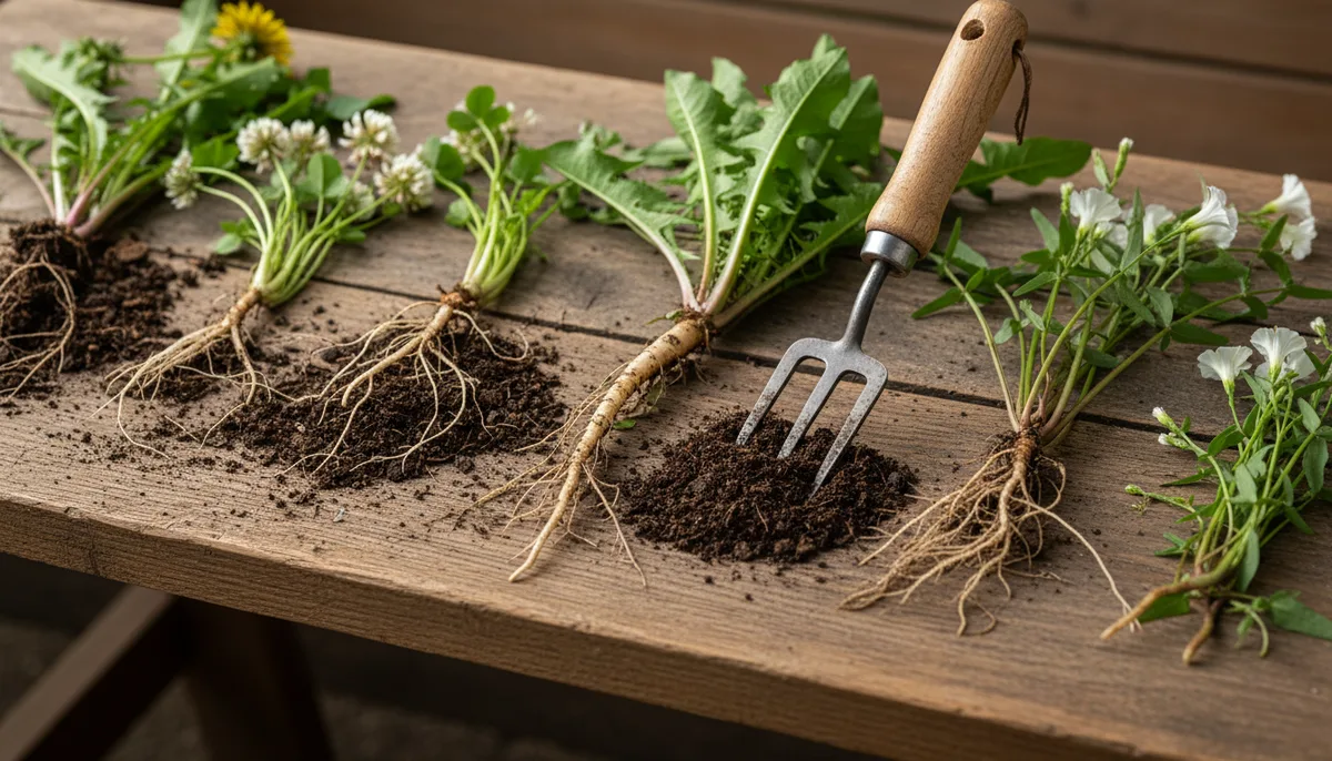 Tableau des mauvaises herbes : 15 espèces à identifier au jardin